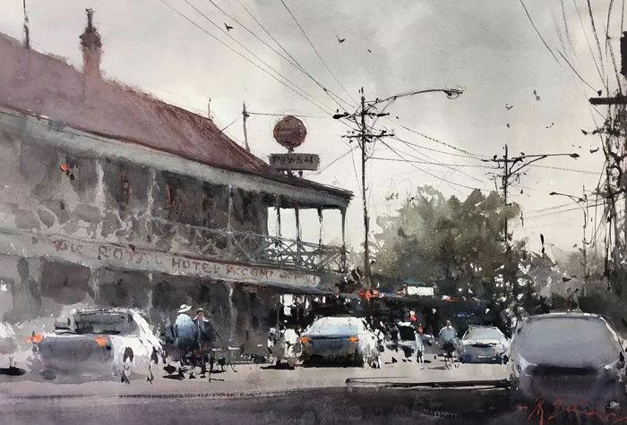 9位神級(jí)水彩畫(huà)家！太有意境了，令人嘆為觀止！