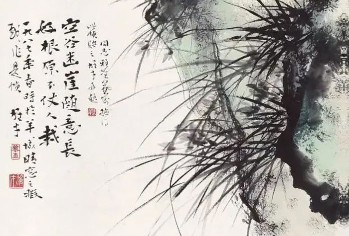 八大名家畫蘭，清介堅勁之美！