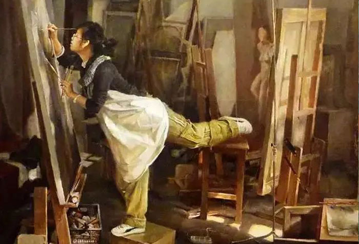 全國油畫展展出的前50名油畫作品，太真實養(yǎng)眼了！