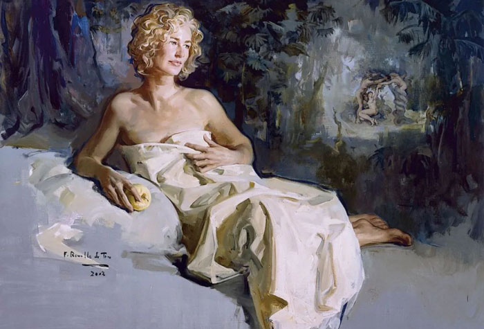西班牙藝術家費利克斯·雷韋洛·德托羅，他以女性繪畫而聞名