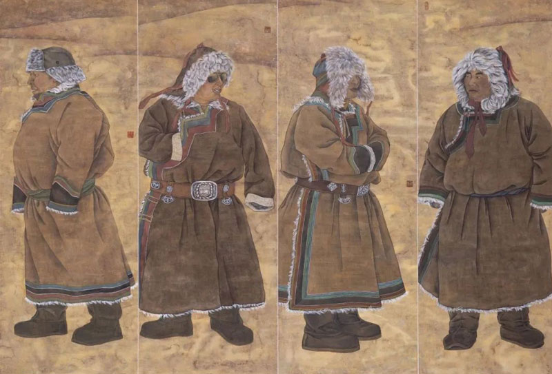 國畫名家丨王文鑫：抒寫草原民族的多元魅力