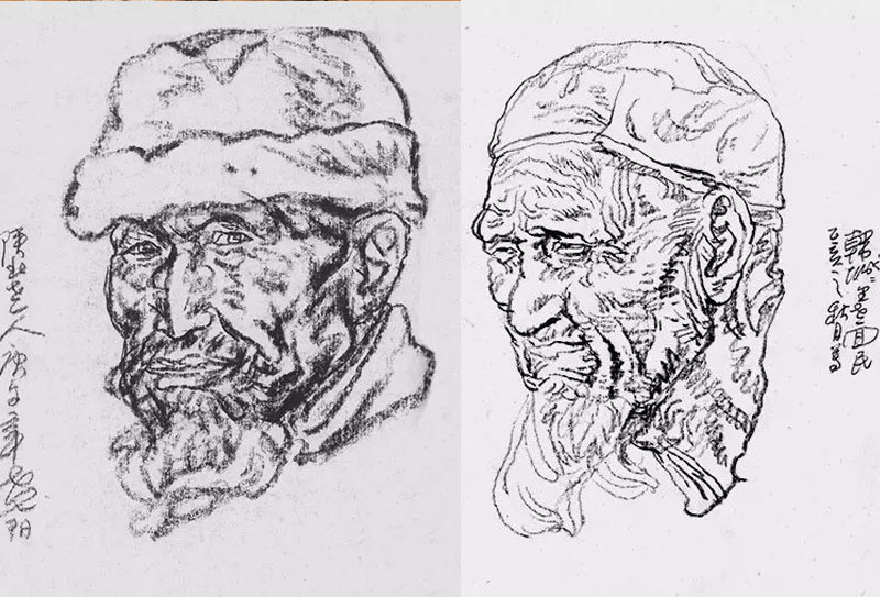 中國(guó)國(guó)家畫(huà)院前院長(zhǎng)楊曉陽(yáng)人物速寫(xiě)欣賞