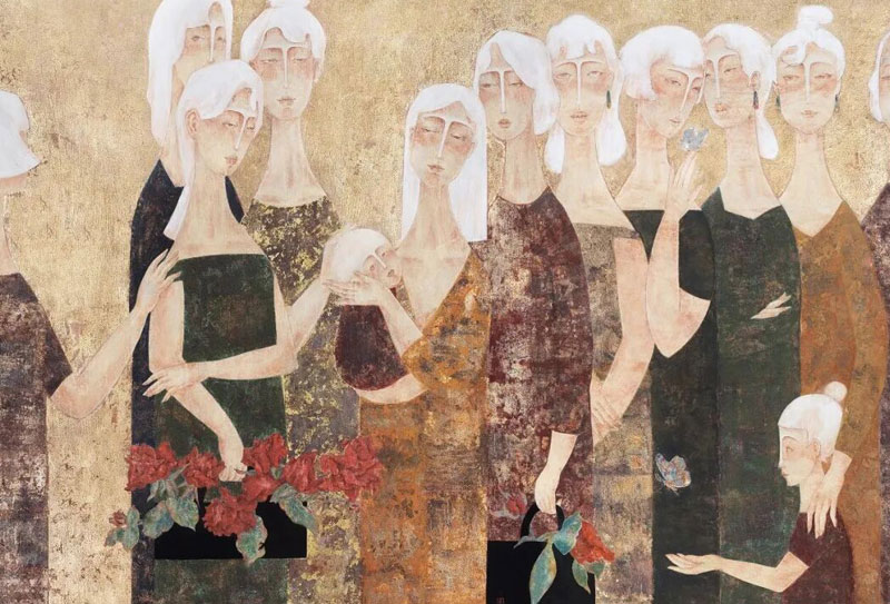 國(guó)家二級(jí)美術(shù)師陳芥齊工筆系列畫(huà)集-人物卷作品欣賞