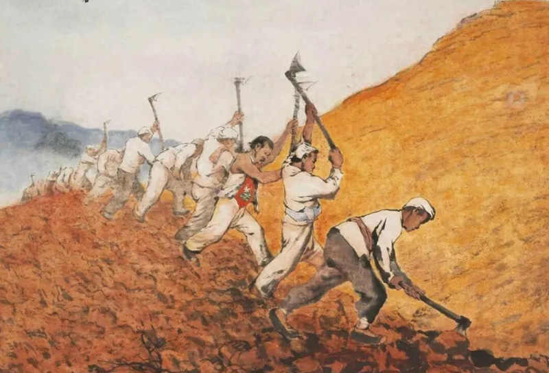 石魯繪畫(huà)60幅欣賞：筆墨激昂，清新飄逸