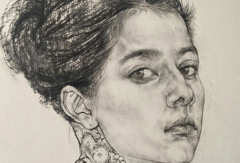 線條繪就的交響樂(lè)，金浩素描